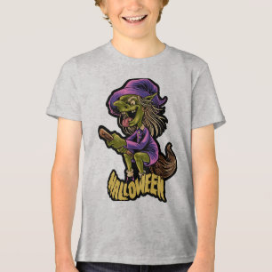 En Tri-matière T-shirt citrouille Scarecrow Halloween