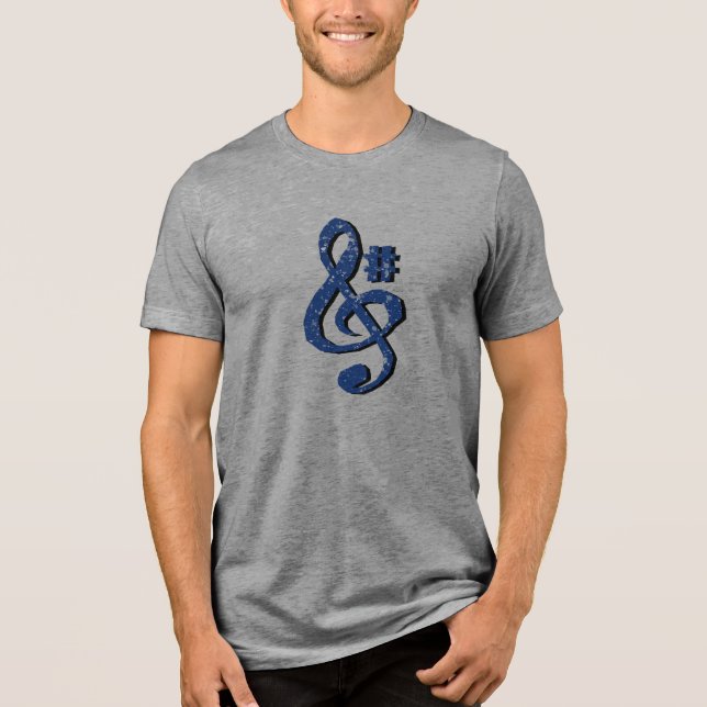 En Tri-matière T-Shirt Clé de Sol G# (Recto)