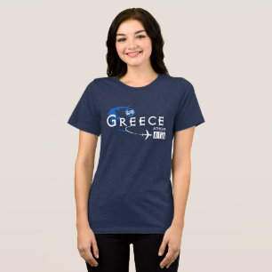 En Tri-matière T-shirt code aéroport Grèce