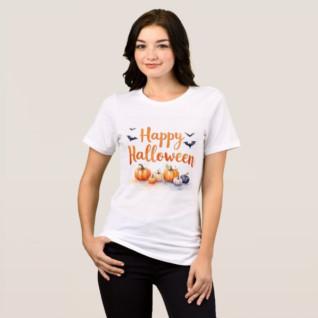 En Tri-matière T-shirt commémoratif d'Halloween (Recto plein)