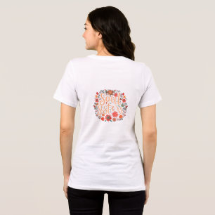 En Tri-matière T-shirt conçu comme "Soeurs de l'âme"