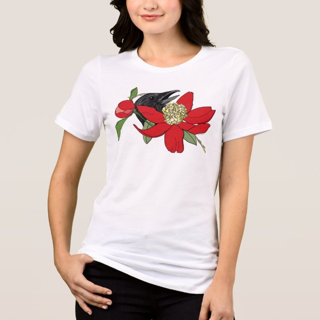 En Tri-matière T-Shirt Corbeau (Recto)