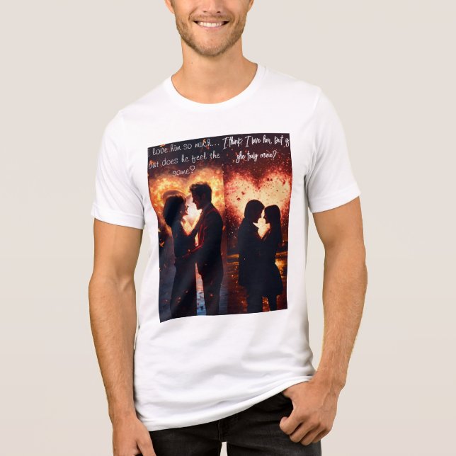 En Tri-matière T-shirt Couple (Recto)