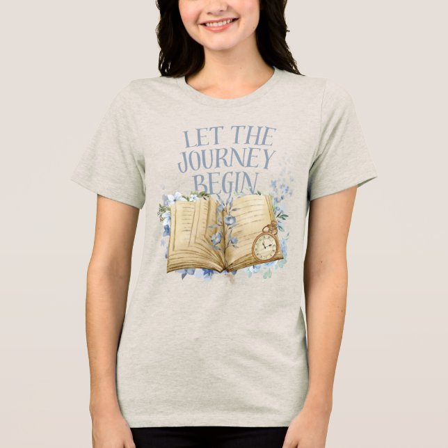 En Tri-matière T-shirt Curiouser et Curiouser (Recto)