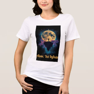 En Tri-matière T-shirt d'art cosmique surréaliste | Desi Sky de n