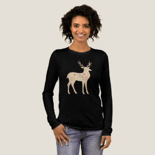 En Tri-matière T-Shirt d'art élégant pour cerfs - Wildlif inspiré