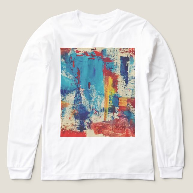 En Tri-matière T-Shirt d'Art Moderne (Motif recto)