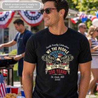 En Tri-matière T-Shirt de célébration de la famille « Nous, le pe