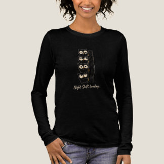 En Tri-matière T-shirt de chouette drôle de chargement de nuit