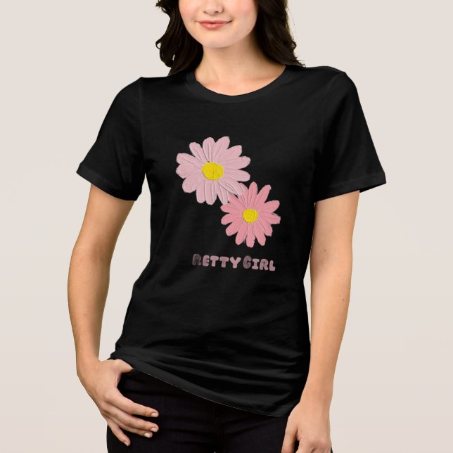 En Tri-matière T-Shirt de couleur noire (Recto)