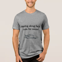 T-shirt de course pour une guérison du cancer