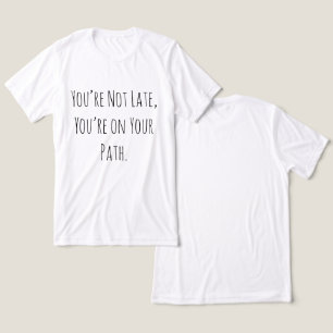 En Tri-matière T-shirt de croissance inspirante
