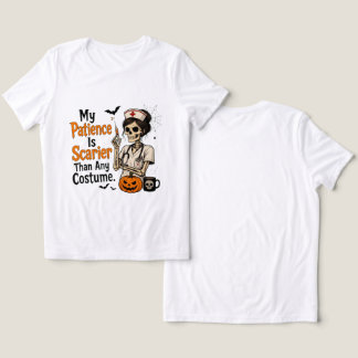 En Tri-matière T-Shirt de dégustation d'infirmière d'Halloween