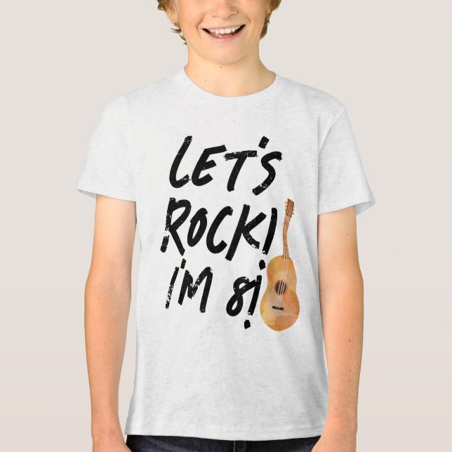 En Tri-matière T-shirt de la fête d'anniversaire de la musique gu (Recto)