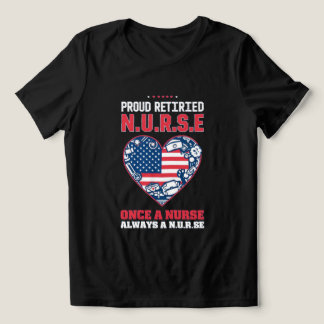 En Tri-matière T-shirt de la Fierté infirmière à la retraite