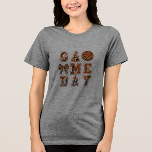 En Tri-matière T-shirt de la journée de basket-ball