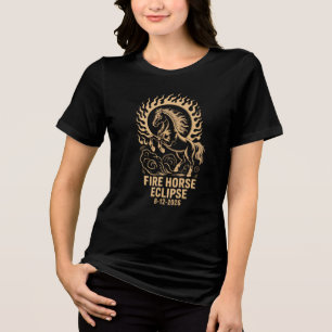 En Tri-matière T-shirt de la naissance de l'année du Cheval de Fe
