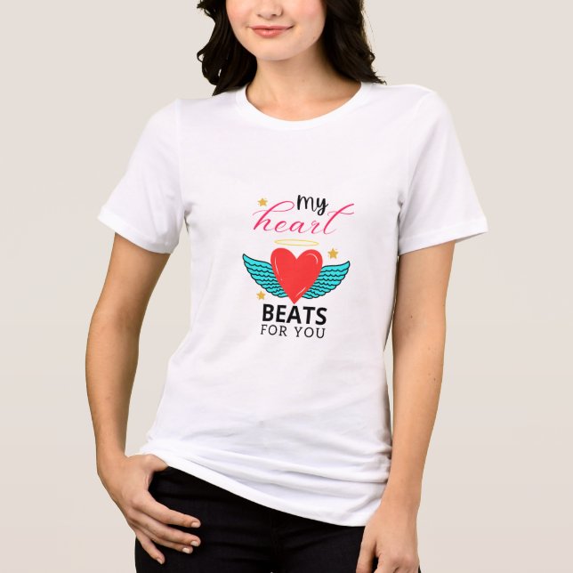 En Tri-matière T-Shirt de la Saint-Valentin 💖 (Recto)