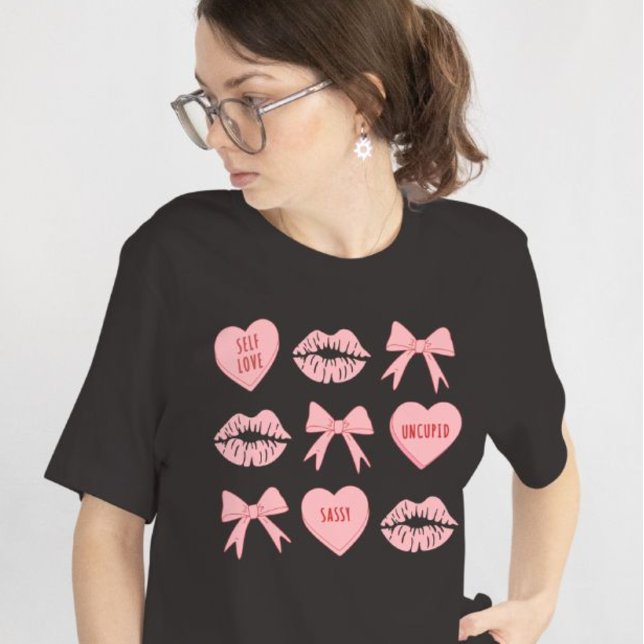 En Tri-matière T-shirt de la Saint-Valentin (front)