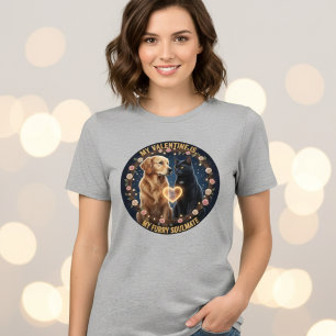 En Tri-matière T-Shirt de la Saint-Valentin pour femmes avec un c