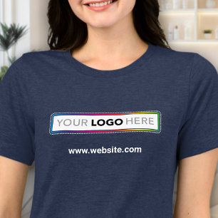 En Tri-matière T-shirt de marque pour femmes d'affaires - Logo et