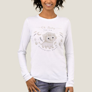 En Tri-matière T-shirt de maternité Boho Dinosaure qui éclot bien