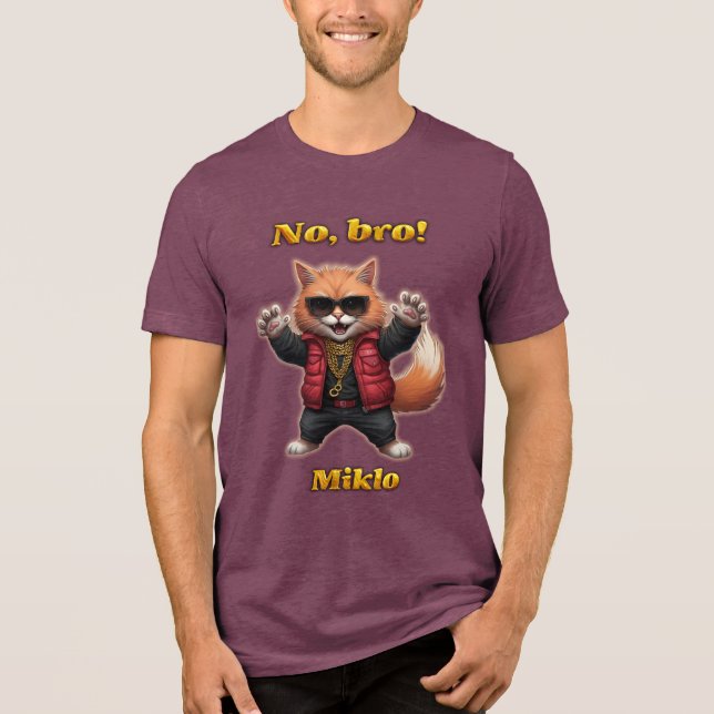 En Tri-matière T-shirt de Miklo (Recto)