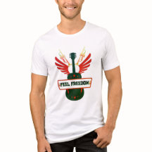 T-shirt de musique Feel Freedom | Freefit Unisex T