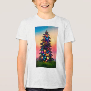 En Tri-matière T-shirt de Noël du garçon