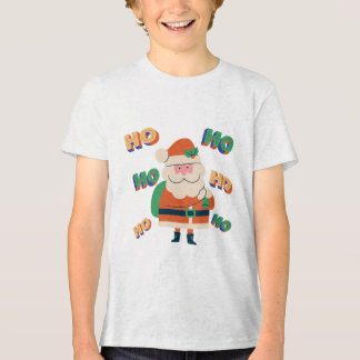 En Tri-matière T-Shirt de Noël Ho Ho Ho | Graphique de vacances a
