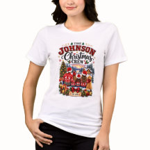 T-Shirt de Noël personnalisé pour la famille