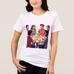 En Tri-matière T-Shirt de nuit des amis du dessin animé