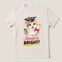 T-Shirt de Remise de Diplôme Chat Motivationnel