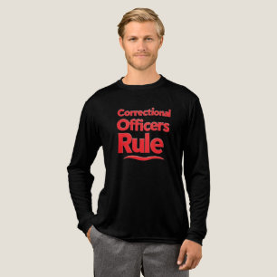 En Tri-matière T-shirt de soutien des agents de correction