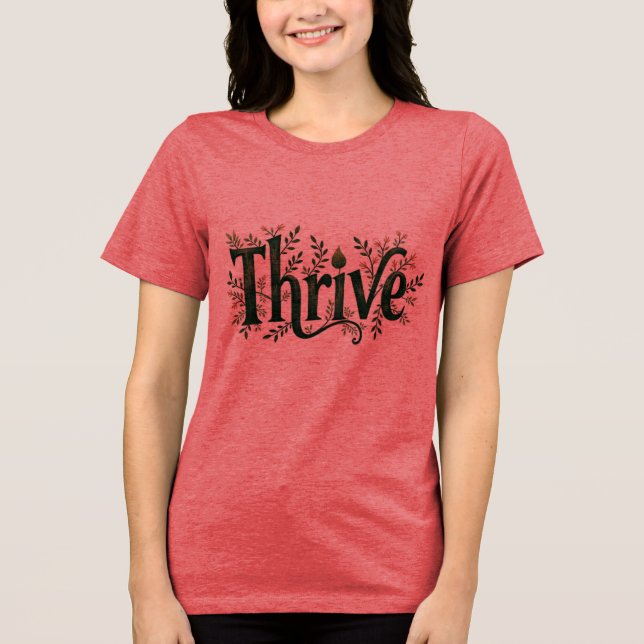 En Tri-matière T-Shirt de Thrive - Citation Inspirationnelle Ado  (Recto)