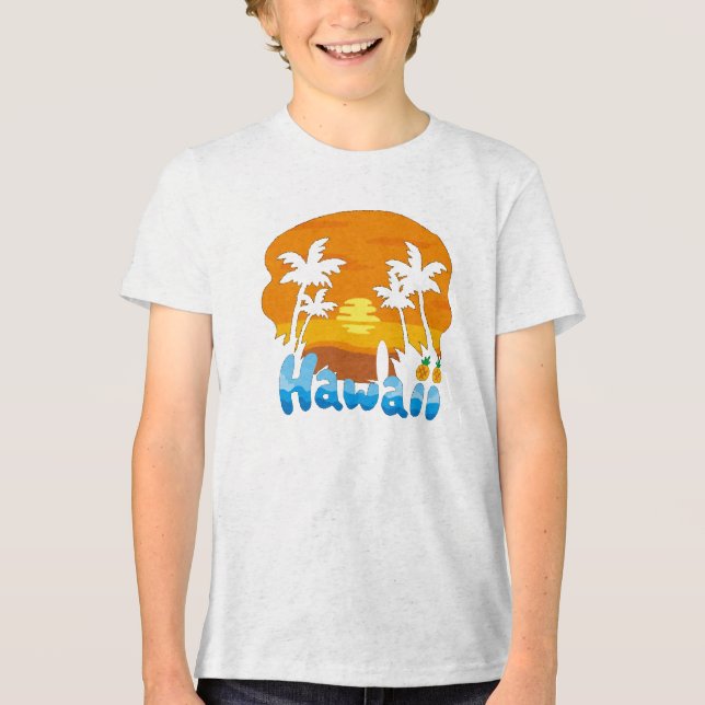 En Tri-matière T-Shirt de vacances à Hawaï (Recto)