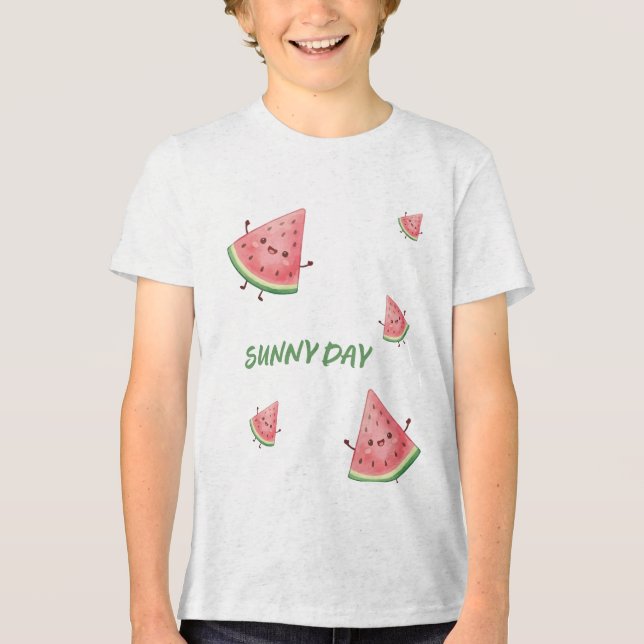 En Tri-matière T-shirt d'été (Recto)