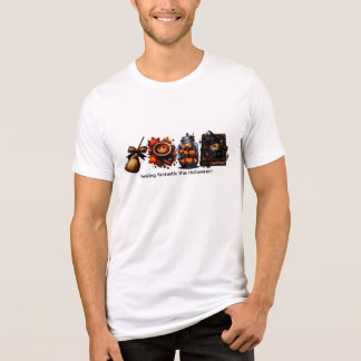 En Tri-matière T-shirt d'Halloween d'automne, chemise d'automne d