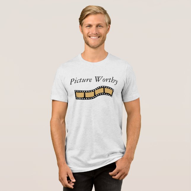 En Tri-matière T-shirt digne (Recto plein)