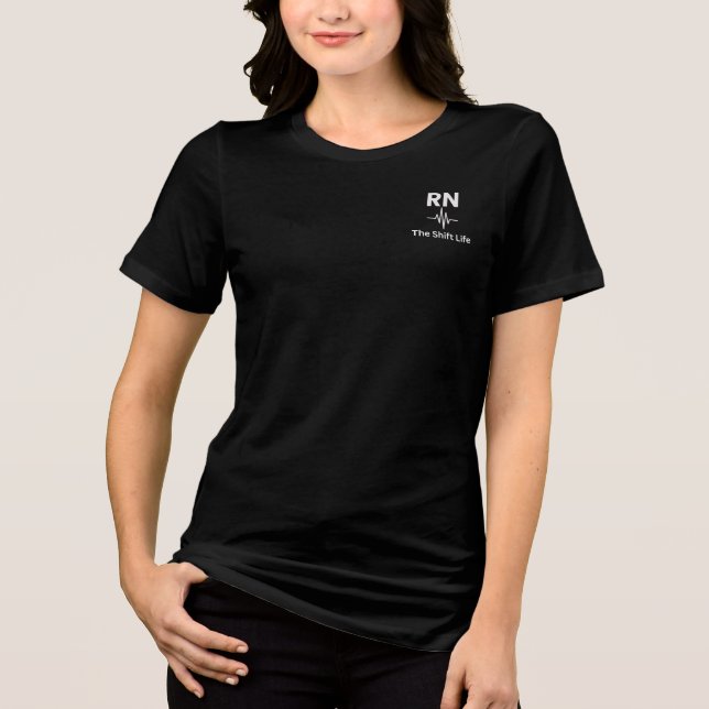 En Tri-matière T-Shirt d'infirmière (Recto)