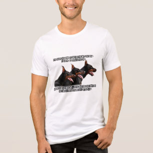 En Tri-matière T-shirt Doberman