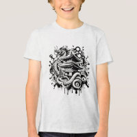 T-shirt Dragon asiatique traditionnel