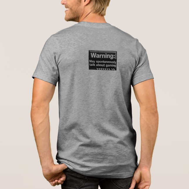 En Tri-matière t-shirt drôle (Verso)
