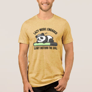 En Tri-matière T-shirt drôle Cadeau Panda Relax Mode Engagée