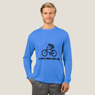 En Tri-matière T-shirt drôle de grenouille à vélo Animal de cyc