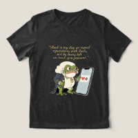 T-shirt drôle de grenouille victorienne