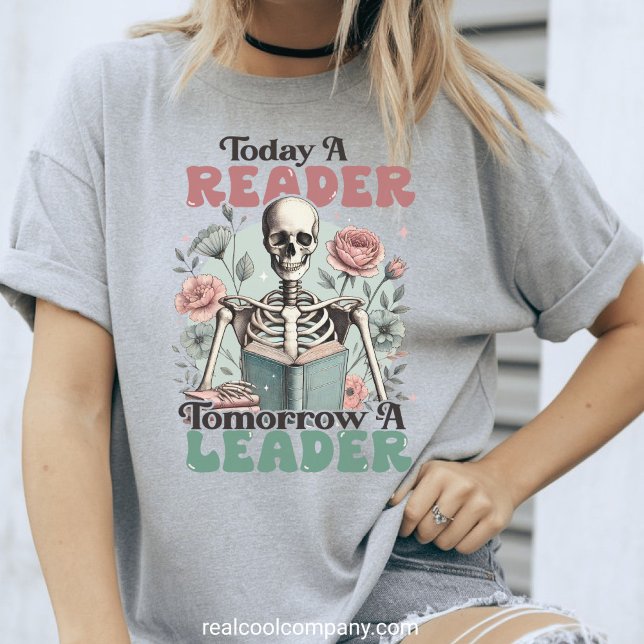 En Tri-matière T-shirt drôle de squelette studieux et audacieux p (Créateur téléchargé)