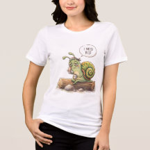 T-Shirt Drôle Escargot Fatigué "J'ai Besoin de Rep