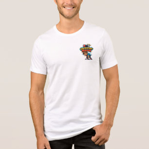 En Tri-matière T-shirt drôle « Humain à faible batterie » Humou