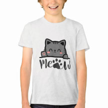 T-shirt drôle 'Meow' pour amateur de chats - Desig